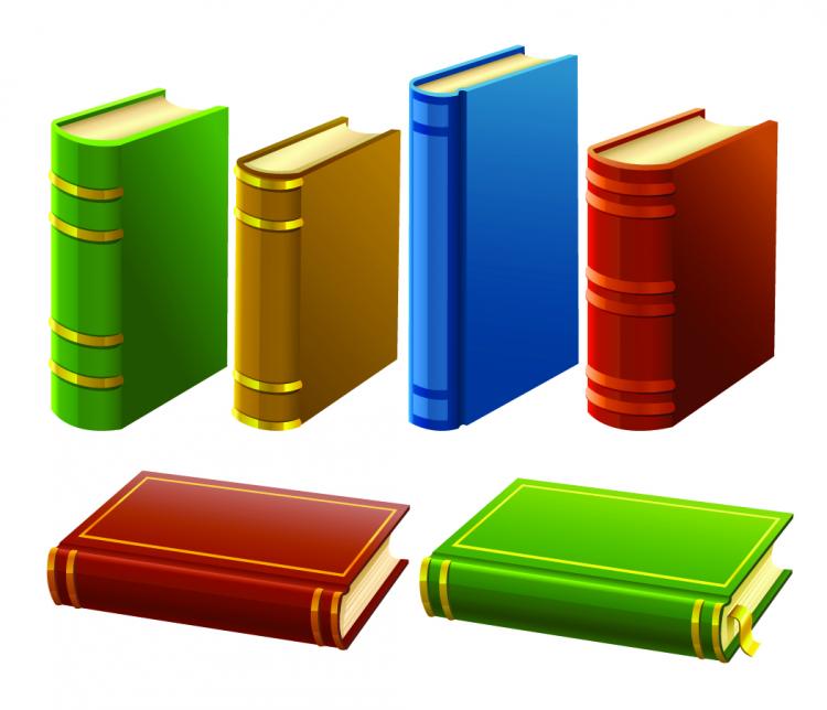 free vector Detailed Vector Books